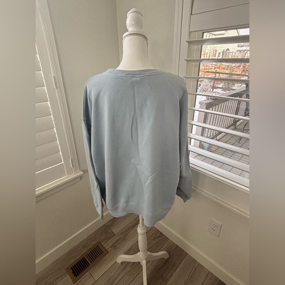 GAP Light Blue Sweatshirt - Picture 3 of 4
